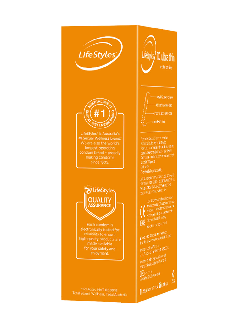 Lot De 8 Préservatifs Lifestyles Extra Fins - Effet Lumineux Dans Le Noir, Lubrifiés