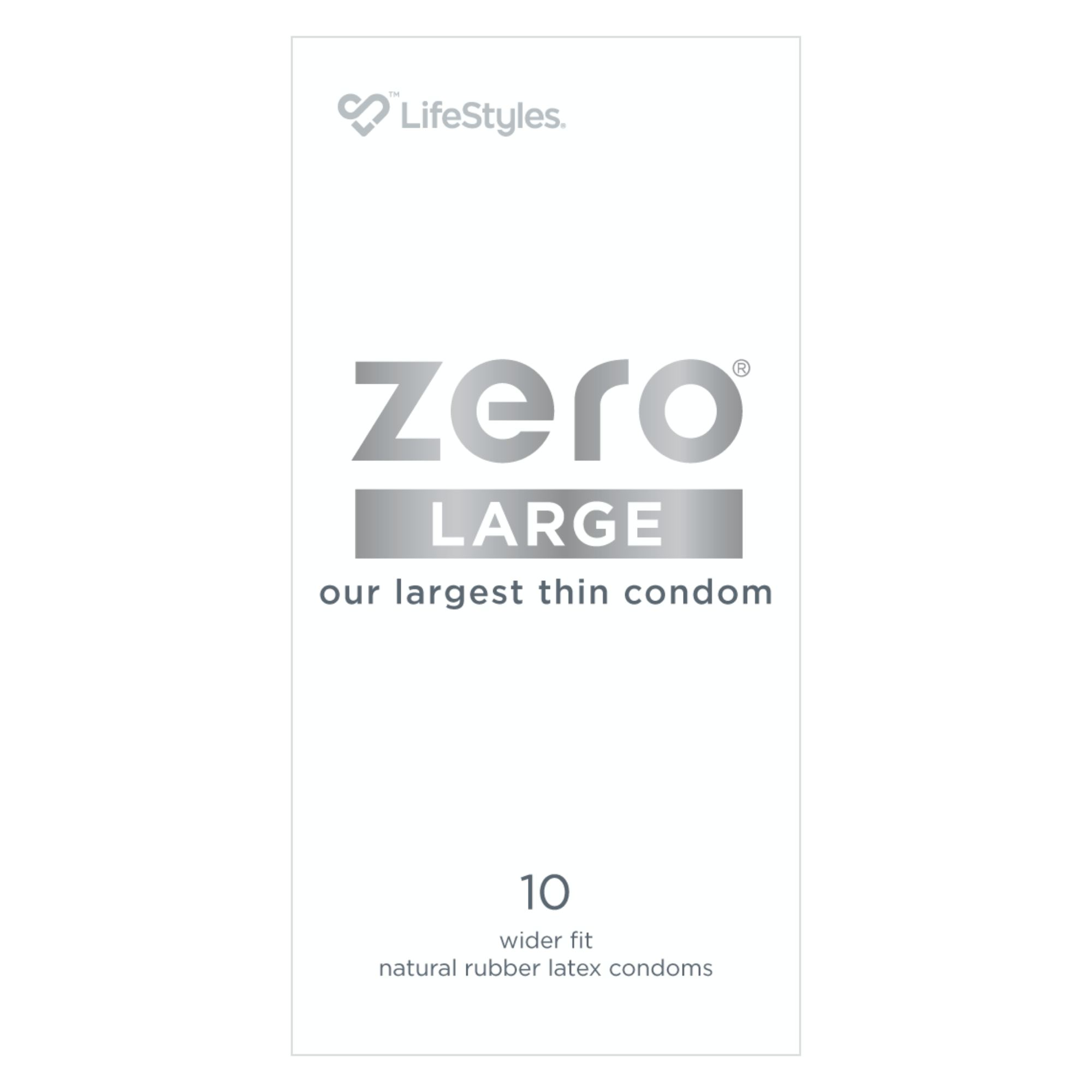 LifeStyles® Zero® Large Condoms